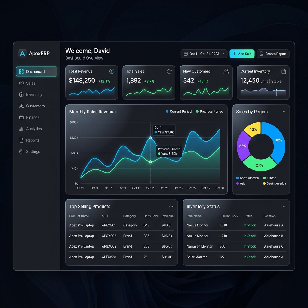 SaaS Dashboard Interface